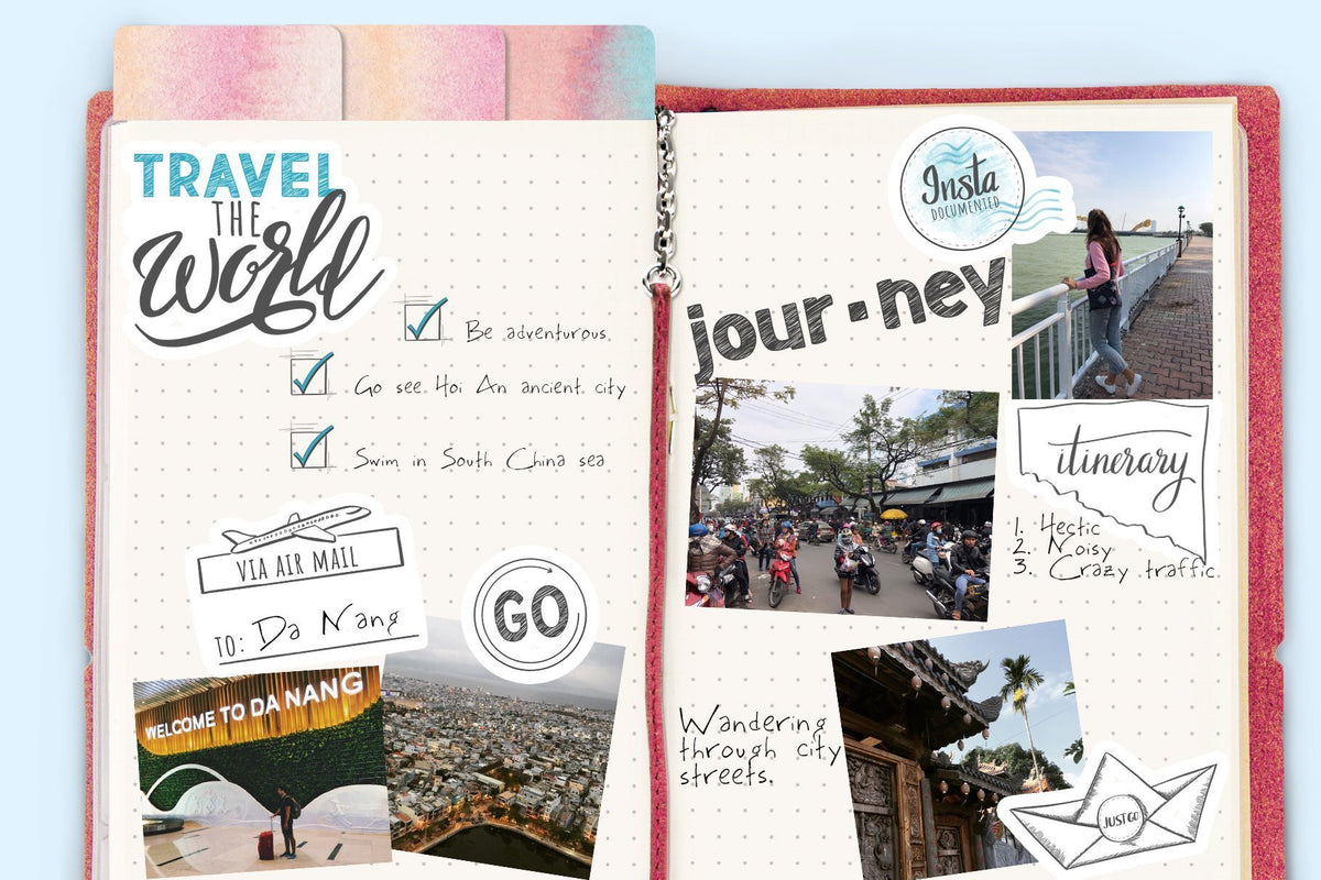 Well Travelled printable stickers