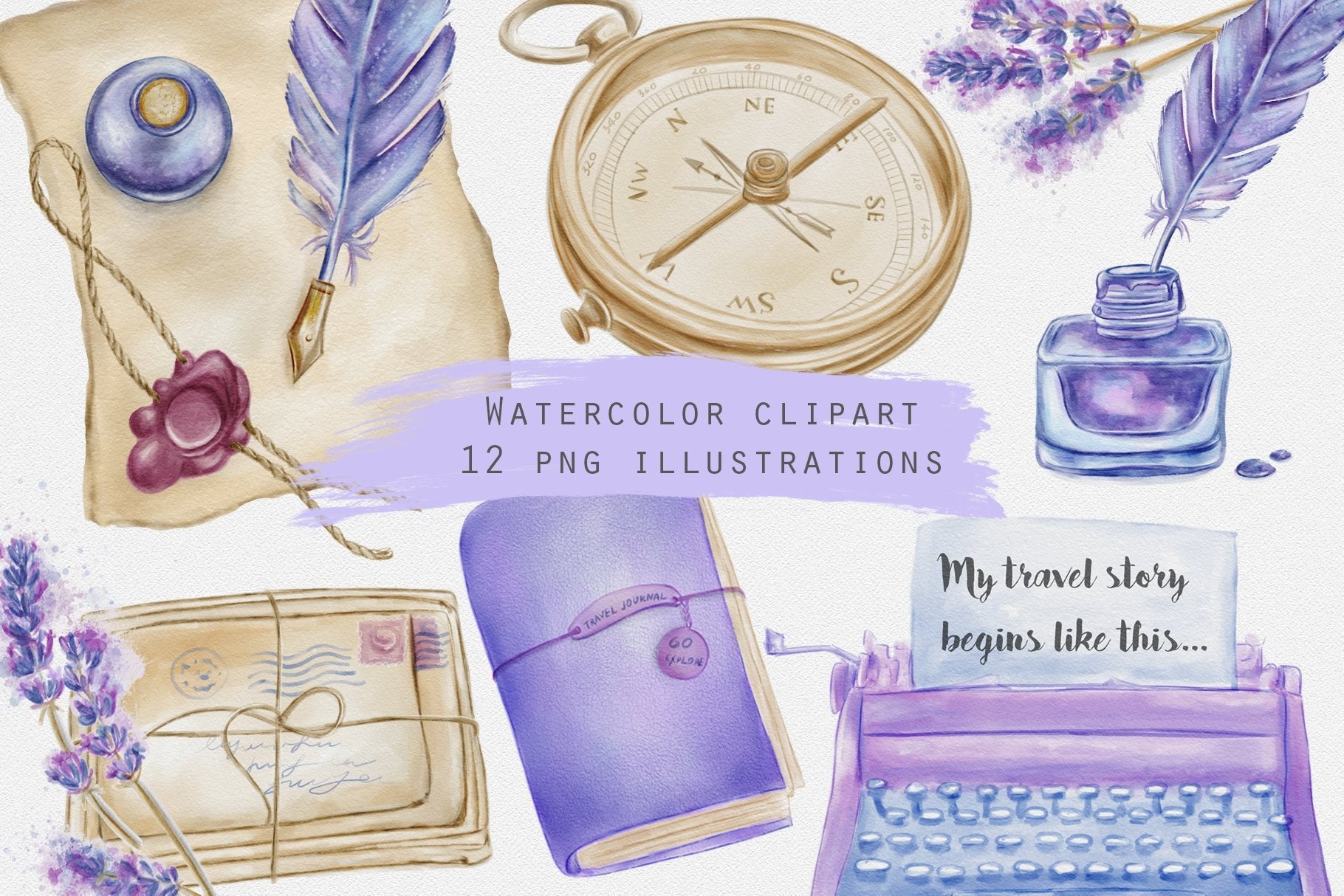 Customizable Digital Scrapbook - Journal - Includes textured papers