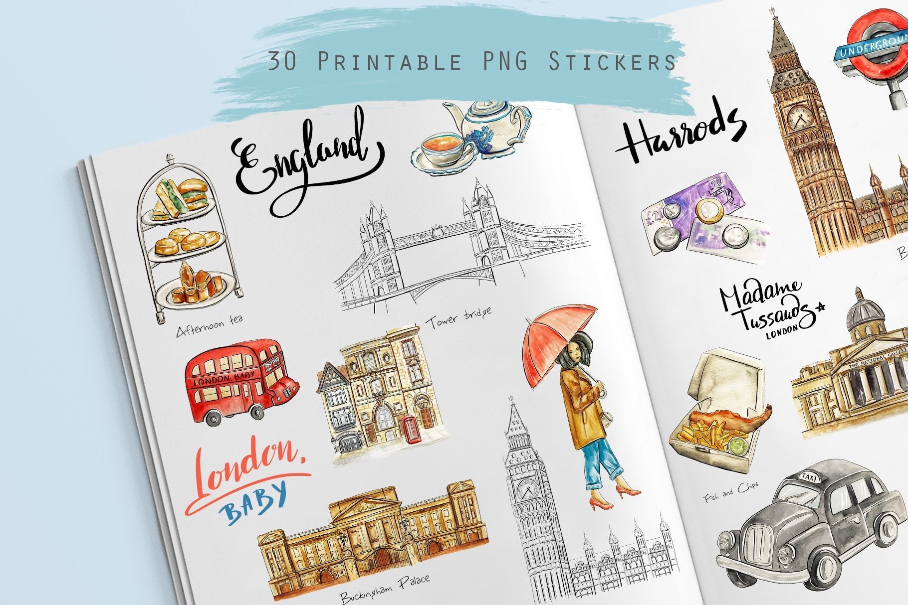 Disney Travel stickers - Trip planning to Disneyland - 38 PNG